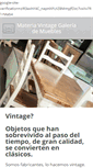 Mobile Screenshot of materiavintage.com