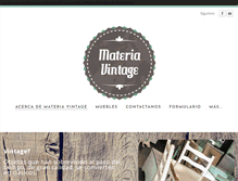 Tablet Screenshot of materiavintage.com